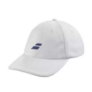 Babolat Pure Logo Cap Junior Biała - czapka z daszkiem