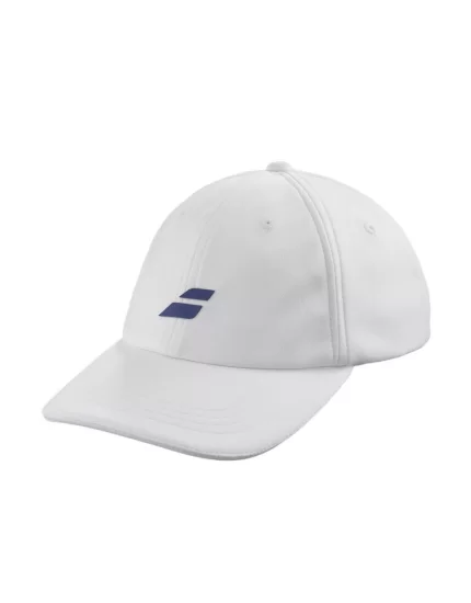Babolat Pure Logo Cap Junior Biała - czapka z daszkiem