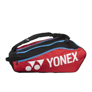 Yonex Racket Bag Club 12 Black Red - torba na rakiety
