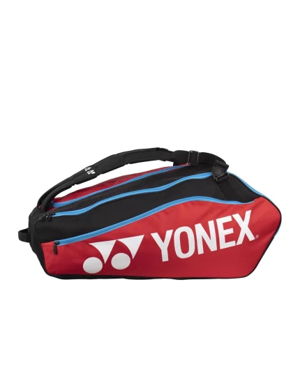 Yonex Racket Bag Club 12 Black Red - torba na rakiety