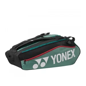 Yonex Racket Bag 12 Club Black Moss Green - torba na rakiety