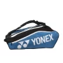 Yonex Racket Bag Club 12 Czarno Niebieska - torba na rakiety