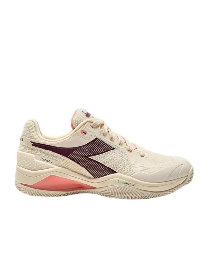 Diadora Blushield Torneo 3 W Clay Whisper White - buty do tenisa