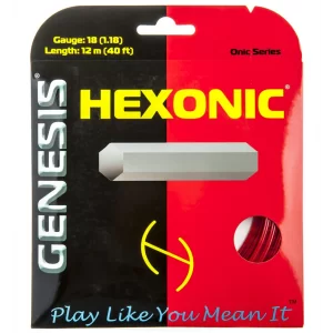 Genesis Hexonic Czerwony - naciąg tenisowy