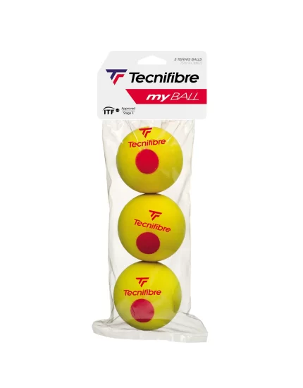 Tecnifibre My Ball Foam (3 szt.) - piłki treningowe