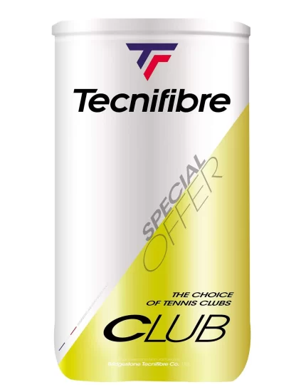 Tecnifibre Club (4 szt.) Dwupak - piłki tenisowe