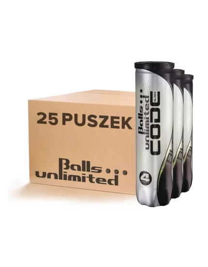 Balls Unlimited Code Black (4 szt.) - karton (25 puszek)