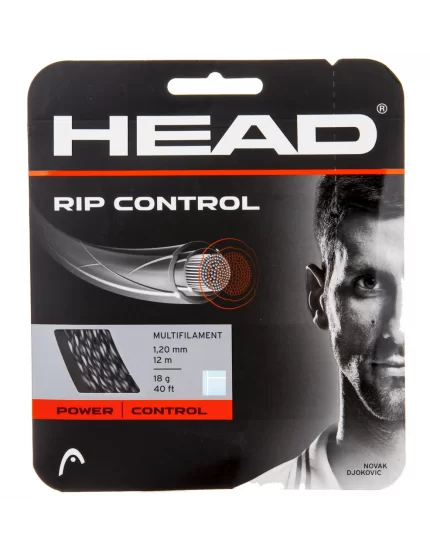 Head RIP Control Czarny - naciąg tenisowy