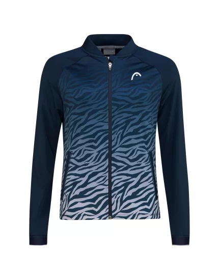 Head BREAKER Jacket Women Dark Blue - bluza tenisowa