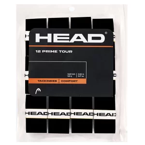 Head Prime Tour Czarne (12 szt.) - owijki tenisowe