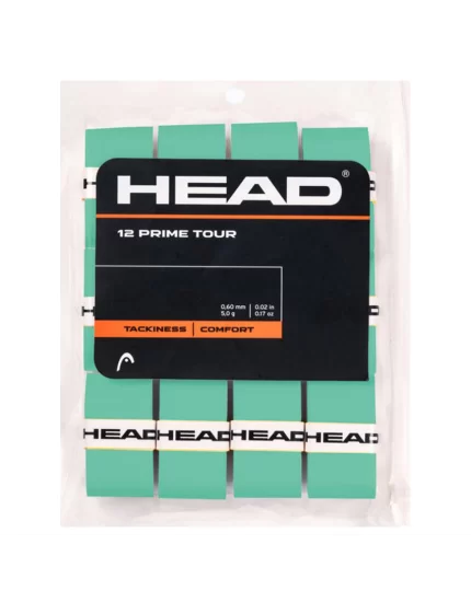 Head Prime Tour Miętowe (12 szt.) - owijki tenisowe