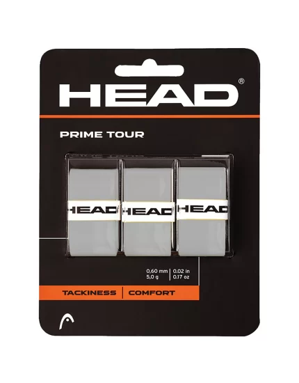 Head Prime Tour Szare (3 szt.) - owijki tenisowe