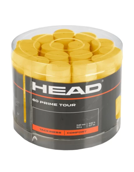 Head Prime Tour Żółte (60 szt.) - owijki tenisowe