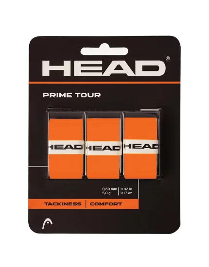 Head Prime Tour Pomarańczowe (3 szt.) - owijki tenisowe