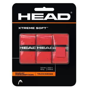 Head Xtreme Soft Czerwone (3 szt.) - owijki tenisowe wierzchnie