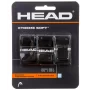 Head Xtreme Soft Czarne (3 szt.) - owijki tenisowe wierzchnie