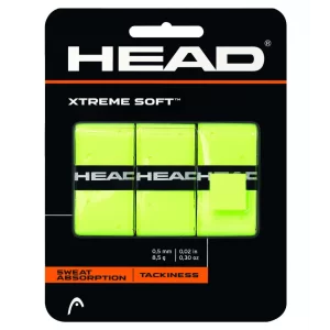Head Xtreme Soft Żółte (3 szt.) - owijki tenisowe