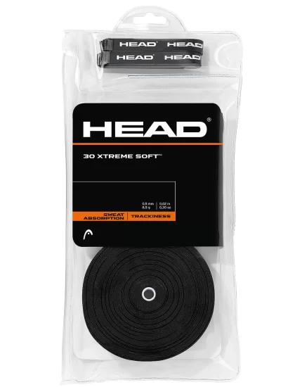 Head Xtreme Soft Czarne (30 szt.) - owijki tenisowe
