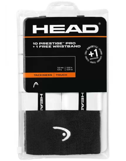Head Prestige Pro Grip Białe (10 szt. + frotka)