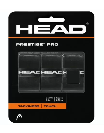 Head Prestige Pro Czarne (3 szt.)  - owijki wierzchnie