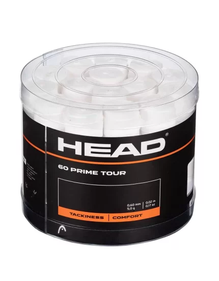 Head Prime Tour Białe (60 szt.) - owijki tenisowe