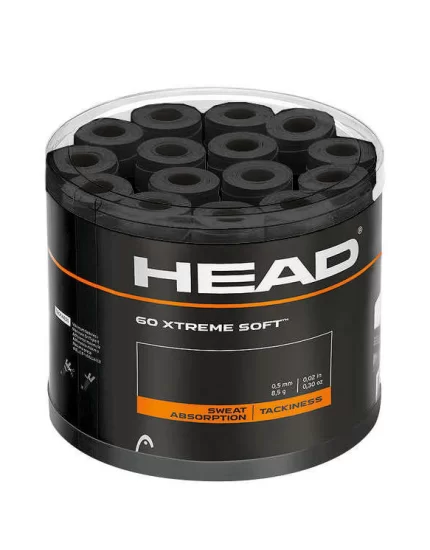 Head Xtreme Soft Czarne (60 szt.) - owijki wierzchnie