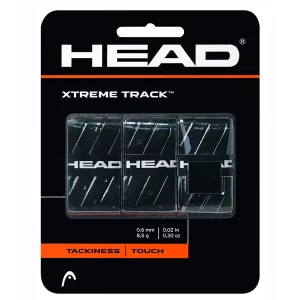 Head Xtreme Track Czarne (3 szt.) - owijki tenisowe