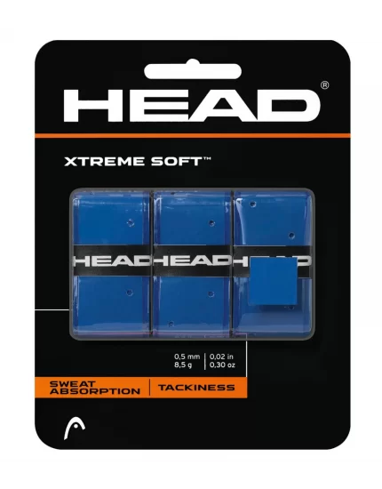 Head Xtreme Soft Niebieskie (3 szt.) - owijki wierzchnie