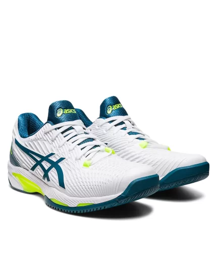 Asics Solution Speed FF 2 White Restful Teal - buty tenisowe