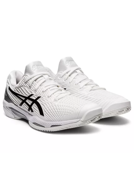 Asics Gel-Solution Speed FF 2 Clay White Black - buty tenisowe