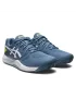 Asics Gel-Challenger 13 Clay Steel Blue Hazard Green - buty tenisowe