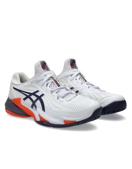 Asics Court FF 3 White Greyish Purple - męskie buty tenisowe