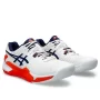 Asics Gel-Resolution 9 White Blue Expanse Clay - buty tenisowe