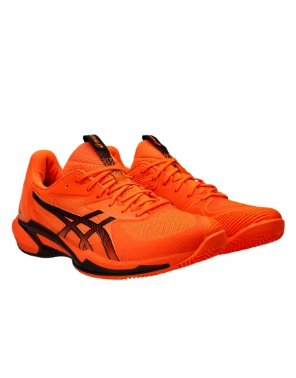 Asics Solution Speed FF 3 Clay Shocking Orange Black - męskie buty tenisowe