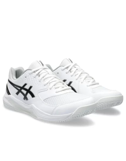 Asics Gel-Dedicate 8 Clay White Black - męskie buty tenisowe