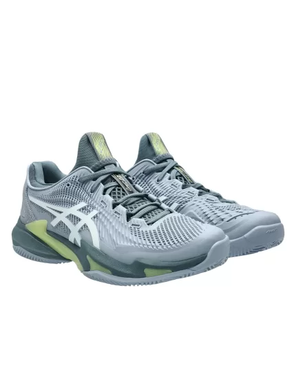 Asics Court FF 3 Clay Grey Blue White - buty do tenisa