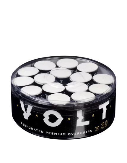 Volt Perforated Overgrips Białe (30 szt.) - owijki