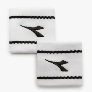 Diadora Wristbands Court White Black (2 szt.) - frotki