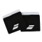 Babolat Logo Wristband Black White (2 szt.) - frotki na nadgarstek