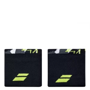 Babolat Logo Wristband Grey Aero (2 szt.) - frotki na nadgarstek