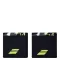 Babolat Logo Wristband Grey Aero (2 szt.) - frotki na nadgarstek