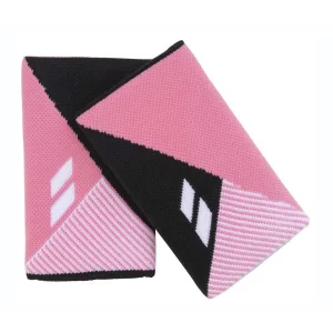 Babolat Reversible Jumbo Wristband Black Geranium Pink (2 szt.) - frotki na nadgarstek