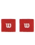 Wilson Wristband Red (2 szt.) - frotki na nadgarstek