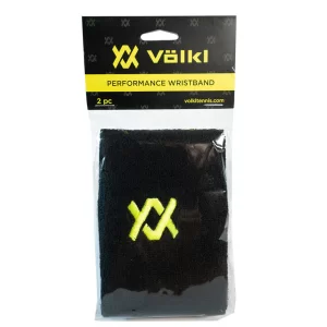 Volkl Performance Wristband Black Neon Yellow (2 szt.) - frotki