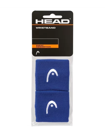 Head Wristband Niebieskie 2.5 (2 szt. ) - frotki na nadgarstek