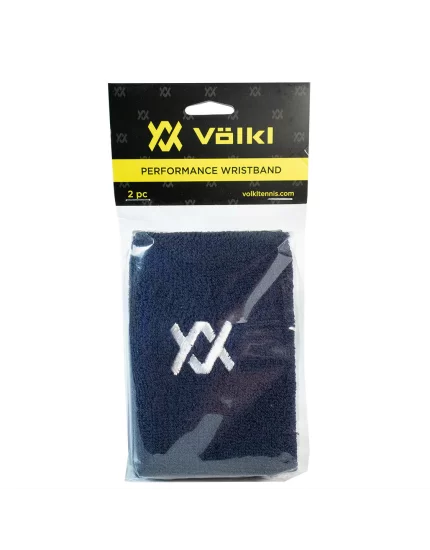 Volkl Performance Wristband Navy White (2 szt.) - frotki