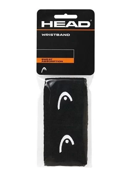 Head Wristband Black 2.5 (2 szt.) - frotki na nadgarstek