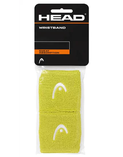 Head Wristband Lime 2.5 - frotki tenisowe