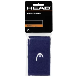 Head Wristband Navy 5 (2 szt.) - frotki na nadgarstek