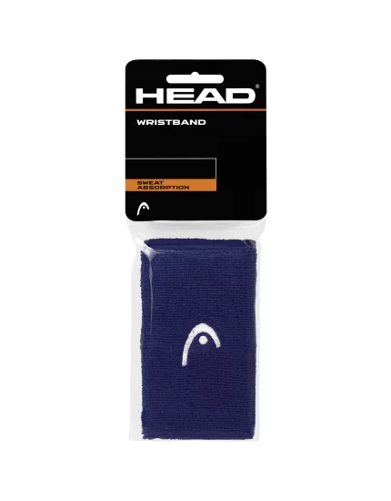 Head Wristband Navy 5 (2 szt.) - frotki na nadgarstek